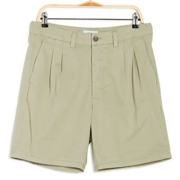 AMENDI Karl Shorts  Button Fly kaki Green NWT - Picture 3 of 5